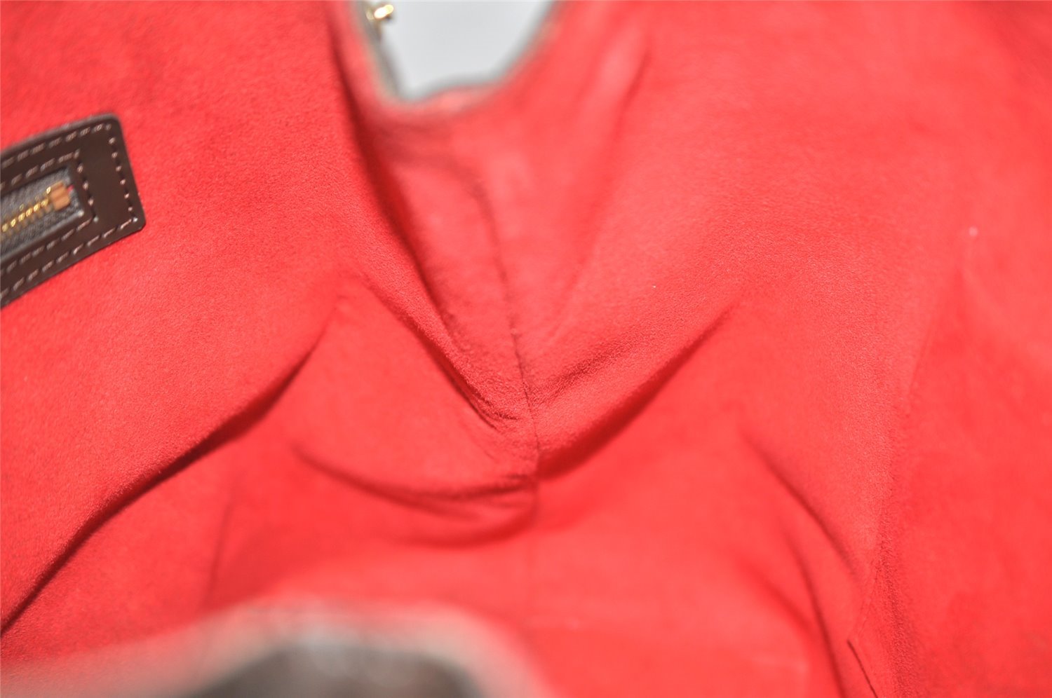 Authentic Louis Vuitton Damier Hampstead MM Shoulder Tote Bag N51204 LV 1314I