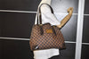 Authentic Louis Vuitton Damier Hampstead MM Shoulder Tote Bag N51204 LV 1314I