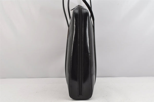 Authentic GUCCI Vintage Shoulder Tote Bag Leather Black Junk 1314K