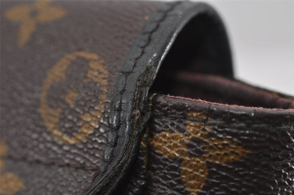 Auth Louis Vuitton Monogram Macassar Bass PM Shoulder Cross Bag M56717 LV 1315I