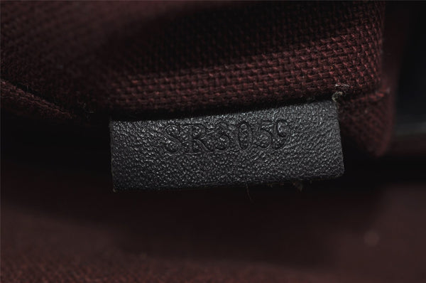 Auth Louis Vuitton Monogram Macassar Bass PM Shoulder Cross Bag M56717 LV 1315I