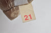 Authentic PRADA Nylon Leather Shoulder Cross Body Bag Purse Beige 1315K
