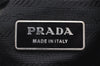 Authentic PRADA Denim Nappa Leather Shoulder Cross Body Bag Navy Blue 1316I