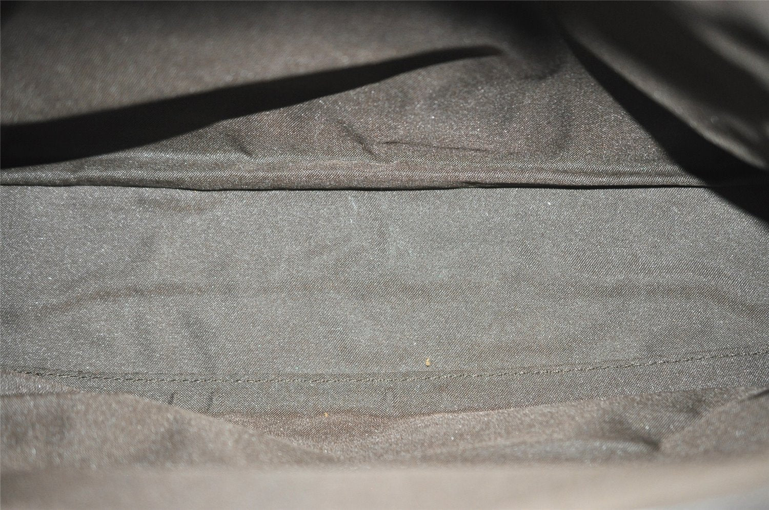 Authentic GUCCI Vintage Bamboo Hand Bag GG Nylon Leather 0021010 Brown 1317I