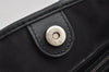 Authentic Christian Dior Panarea Cannage Tote Bag PVC Leather Black 1319K