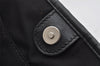 Authentic Christian Dior Panarea Cannage Tote Bag PVC Leather Black 1319K