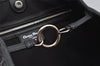 Authentic Christian Dior Panarea Cannage Tote Bag PVC Leather Black 1319K