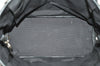 Authentic Christian Dior Panarea Cannage Tote Bag PVC Leather Black 1319K