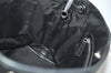 Authentic Christian Dior Panarea Cannage Tote Bag PVC Leather Black 1319K
