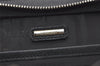 Authentic BURBERRY Vintage Leather Clutch Hand Bag Purse Black 1320K