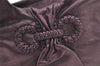 Authentic Salvatore Ferragamo Gancini Leather Shoulder Tote Bag Purple 1321K