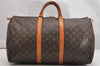 Authentic Louis Vuitton Monogram Keepall 50 Travel Boston Bag M41426 LV 1322K