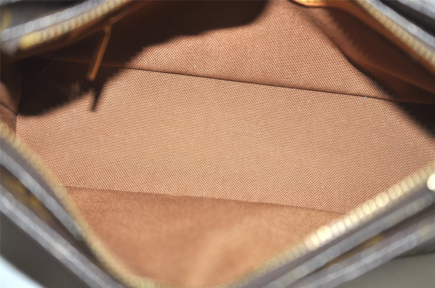 Authentic Louis Vuitton Monogram Trotteur Shoulder Cross Bag M51240 LV 1323I