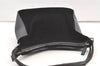 Authentic GUCCI Shoulder Hand Bag Purse Suede Leather 0013766 Black 1323K