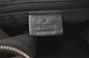 Authentic GUCCI Shoulder Hand Bag Purse Suede Leather 0013766 Black 1323K