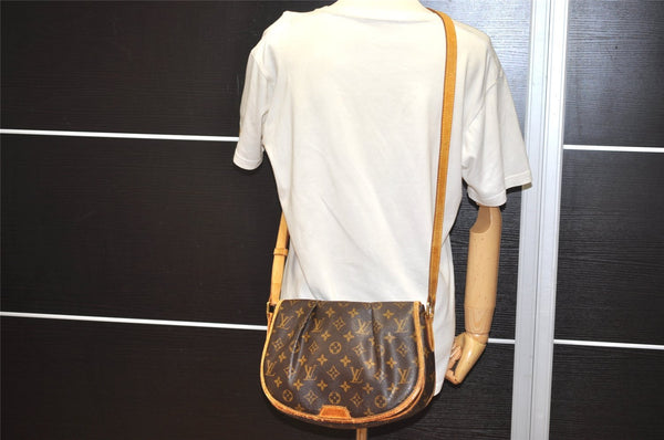 Authentic Louis Vuitton Monogram Menilmontant PM M40474 Shoulder Cross Bag 1324I