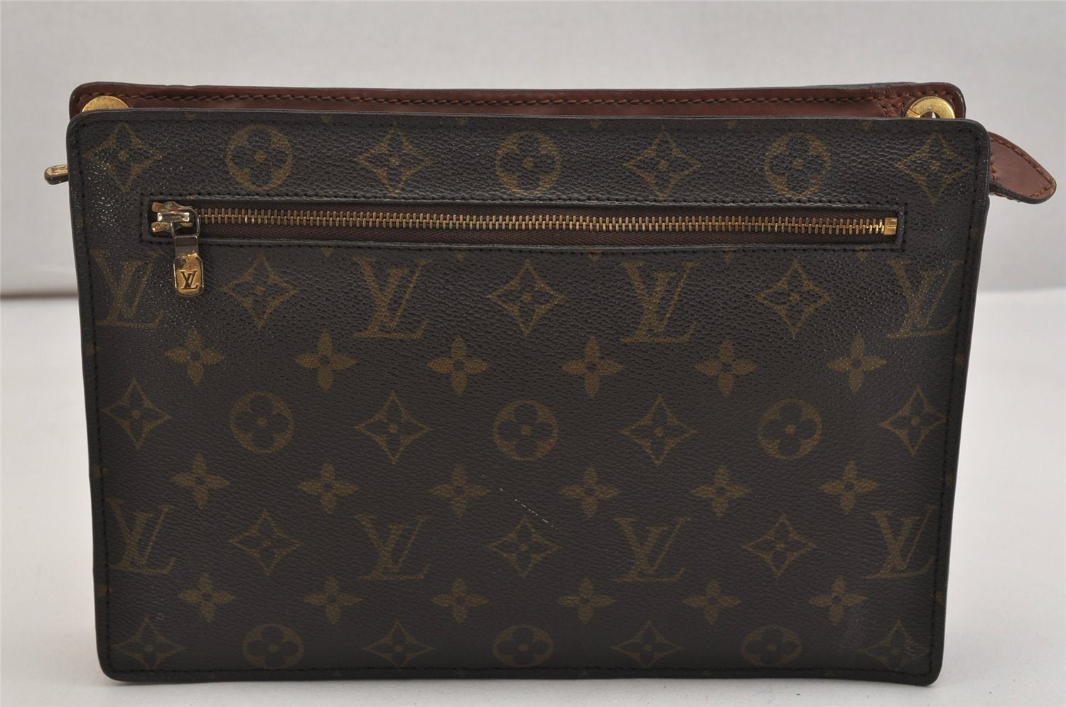Authentic Louis Vuitton Monogram Enghien Shoulder Cross Bag M51205 LV 1324K