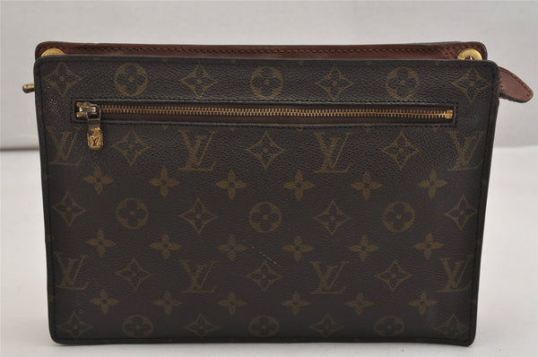 Authentic Louis Vuitton Monogram Enghien Shoulder Cross Bag M51205 LV 1324K