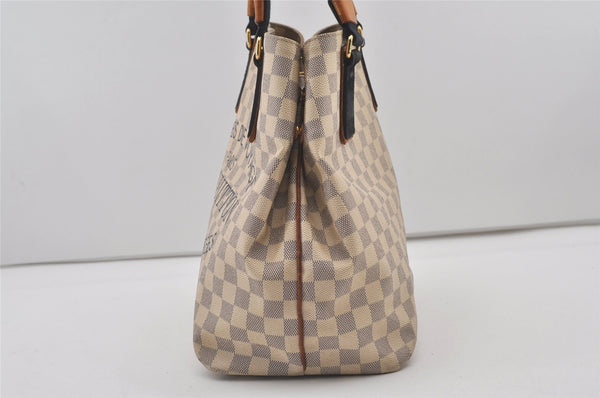 Authentic Louis Vuitton Damier Azur Plan SoleilCabas PM Tote Bag N41179 LV 1325J