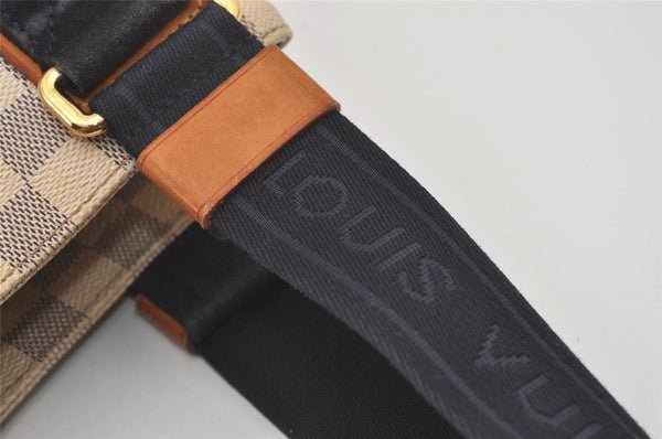 Authentic Louis Vuitton Damier Azur Plan SoleilCabas PM Tote Bag N41179 LV 1325J