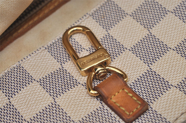 Authentic Louis Vuitton Damier Azur Plan SoleilCabas PM Tote Bag N41179 LV 1325J