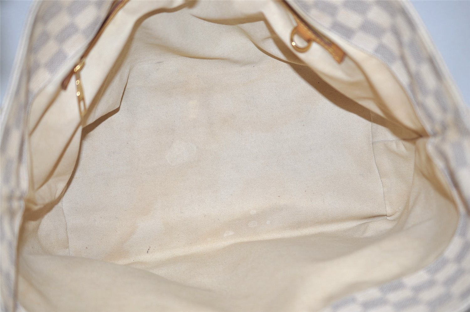 Authentic Louis Vuitton Damier Azur Plan SoleilCabas PM Tote Bag N41179 LV 1325J