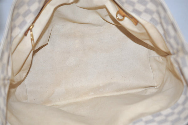 Authentic Louis Vuitton Damier Azur Plan SoleilCabas PM Tote Bag N41179 LV 1325J