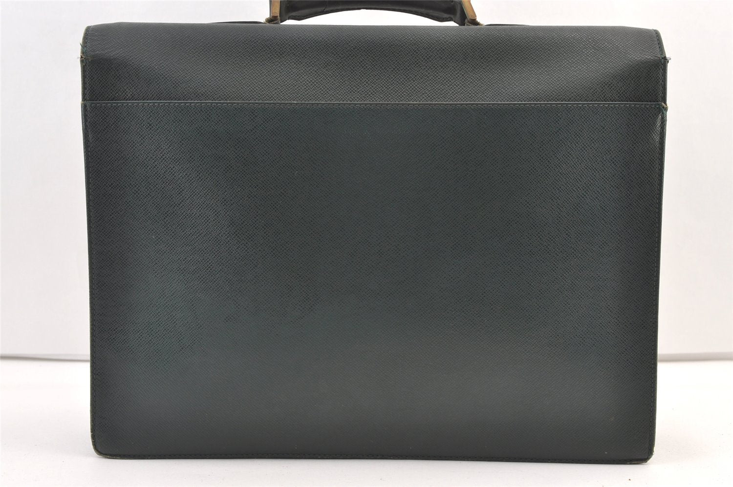 Authentic Louis Vuitton Taiga Tashkent Business Briefcase Green M30084 LV 1325K