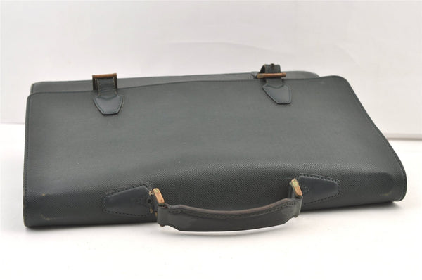 Authentic Louis Vuitton Taiga Tashkent Business Briefcase Green M30084 LV 1325K