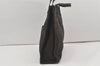 Authentic HERMES Fourre Tout MM Vintage Hand Tote Bag Canvas Black 1326J