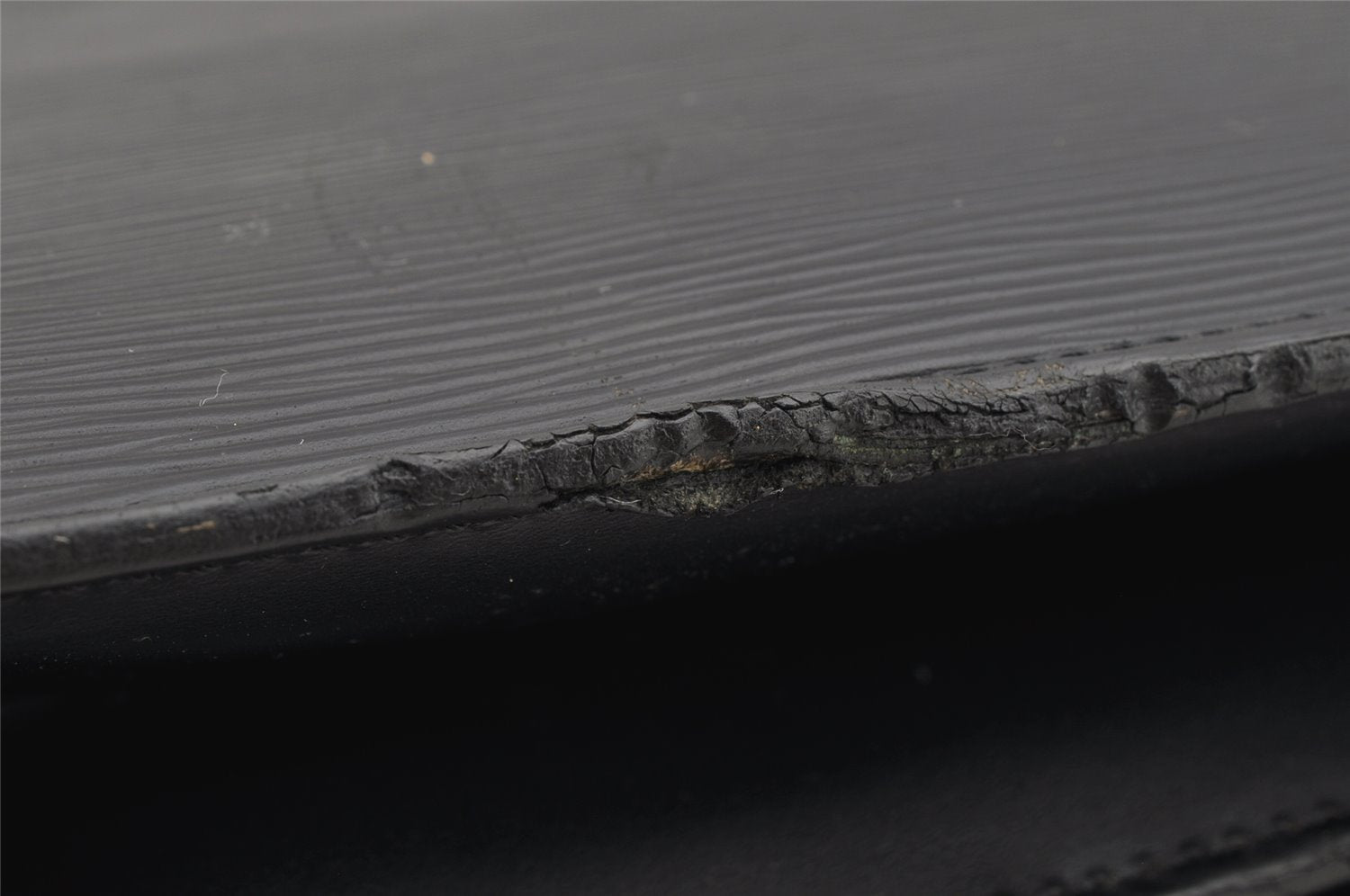 Auth Louis Vuitton Epi Serviette Ambassadeur Black Briefcase M54412 LV 1326K