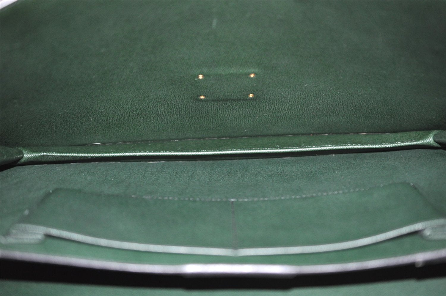 Auth Louis Vuitton Epi Serviette Ambassadeur Black Briefcase M54412 LV 1326K