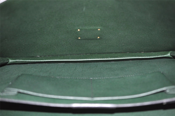 Auth Louis Vuitton Epi Serviette Ambassadeur Black Briefcase M54412 LV 1326K