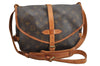 Authentic Louis Vuitton Monogram Saumur 30 Shoulder Cross Bag M42256 LV 1327K