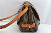 Authentic Louis Vuitton Monogram Saumur 30 Shoulder Cross Bag M42256 LV 1327K