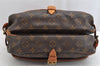 Authentic Louis Vuitton Monogram Saumur 30 Shoulder Cross Bag M42256 LV 1327K