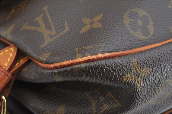 Authentic Louis Vuitton Monogram Saumur 30 Shoulder Cross Bag M42256 LV 1327K