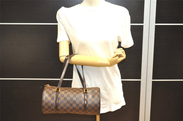 Authentic Louis Vuitton Damier Papillon 30 Hand Bag Purse N51303 LV 1328I