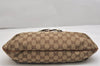 Authentic GUCCI Horsebit Shoulder Hand Bag GG Canvas Leather 137592 Brown 1328K