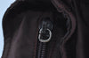 Auth PRADA Nylon Tessuto Leather Shoulder Cross Body Bag Purse Brown Junk 1329I