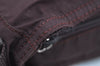 Auth PRADA Nylon Tessuto Leather Shoulder Cross Body Bag Purse Brown Junk 1329I