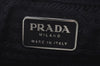 Auth PRADA Nylon Tessuto Leather Shoulder Cross Body Bag Purse Brown Junk 1329I