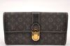 Auth Louis Vuitton Monogram Idylle Portefeuille Sarah Wallet M63006 Brown 1329J