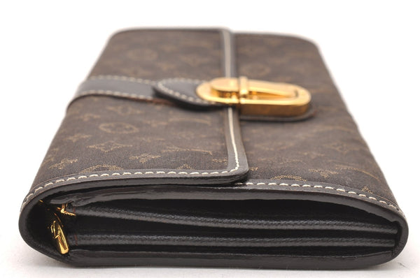 Auth Louis Vuitton Monogram Idylle Portefeuille Sarah Wallet M63006 Brown 1329J