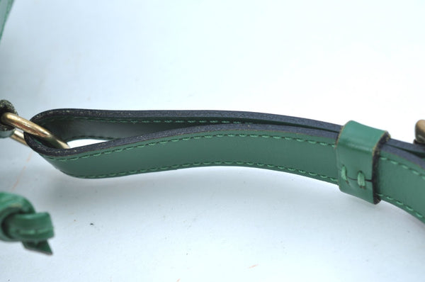 Authentic Louis Vuitton Epi Petit Noe Shoulder Drawstring Bag M44104 Green 1330I