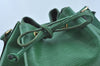Authentic Louis Vuitton Epi Petit Noe Shoulder Drawstring Bag M44104 Green 1330I