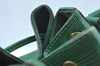 Authentic Louis Vuitton Epi Petit Noe Shoulder Drawstring Bag M44104 Green 1330I
