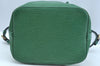 Authentic Louis Vuitton Epi Petit Noe Shoulder Drawstring Bag M44104 Green 1330I