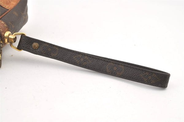 Authentic Louis Vuitton Monogram Marly Dragonne GM M51825 Clutch Hand Bag 1330K