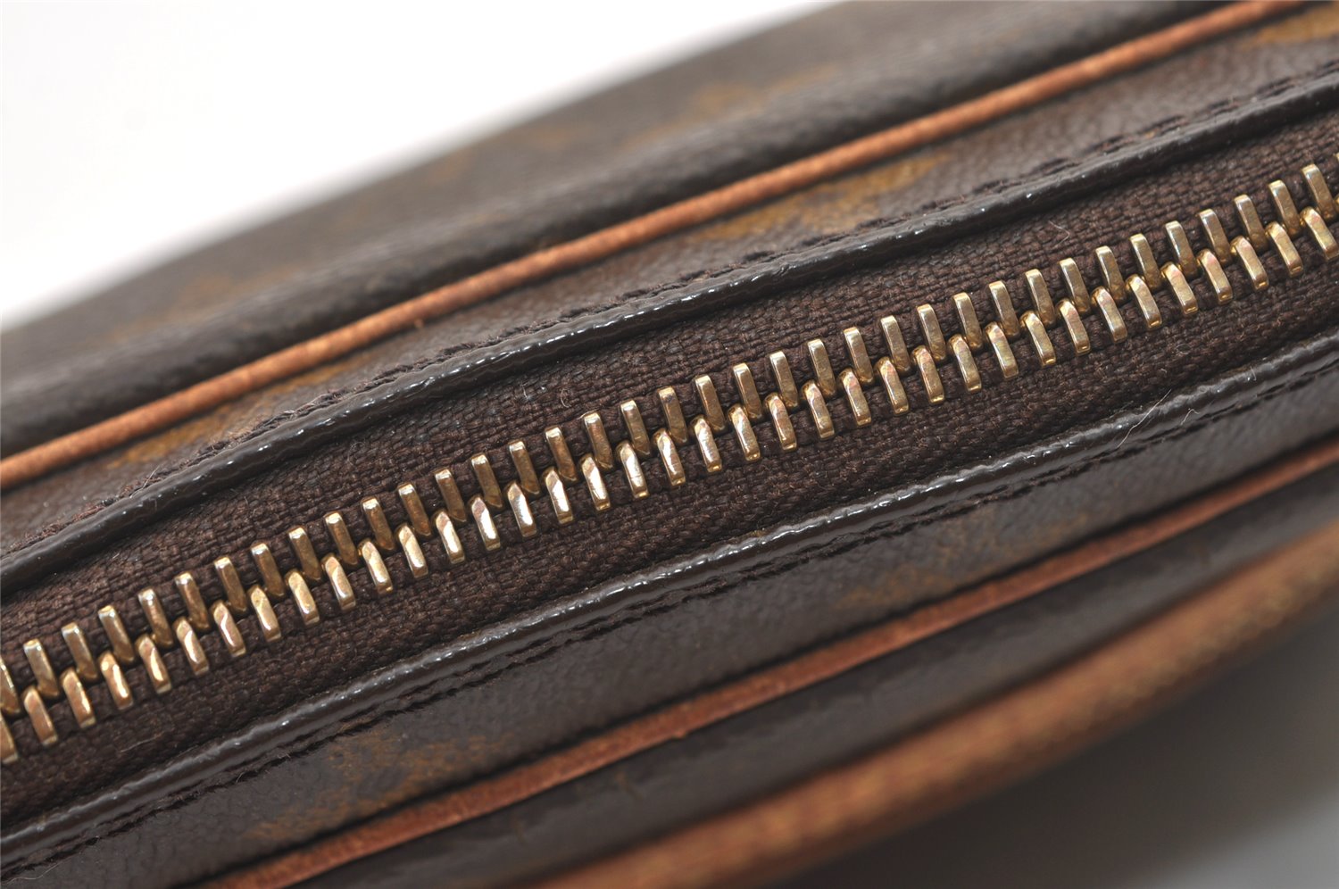 Authentic Louis Vuitton Monogram Marly Dragonne GM M51825 Clutch Hand Bag 1330K